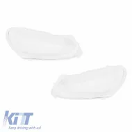 Headlights Lens Glasses suitable for VW Golf VI (6) 08-12 2 Pcs-image-6320472