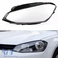 Headlights Lens Glasses suitable for VW Golf VII (7) 12-17 2 Pcs-image-6320466