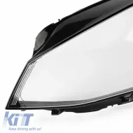 Headlights Lens Glasses suitable for VW Golf VII (7) 12-17 2 Pcs-image-6320467