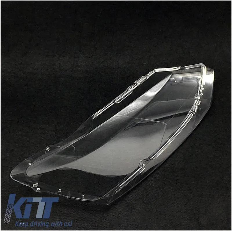Headlights Lens Glasses suitable for VW Polo 6R 2009-2013 2 Pcs