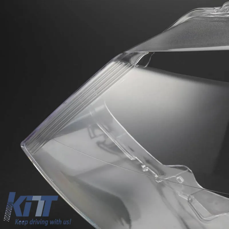 Headlights Lens Glasses suitable for VW Polo 6R 2009-2013 2 Pcs