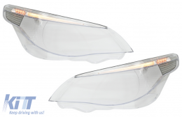 Headlights Lenses Glass Right & Left Side suitable for BMW 5 Series E60 Limousine E61 Touring Non-LCI (2003-03.2007) - COHGBME60RL