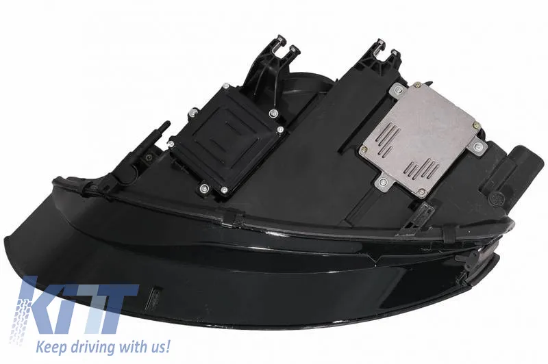 Headlights Set Suitable for Audi A4 B8.5 Facelift (2012-2015) Black A4 B9.5 Design OEM Xenon Upgrade to Full LED & Dynamic LED Signal Carner