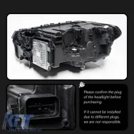 Headlights Set Suitable for BMW X3 G01 / G08 18-22 LED Laser Style Black Carner-image-6314674