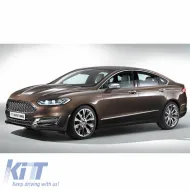 Headlights Set Suitable for Ford Mondeo mk5 13-16 DRL Chrome H7/Led With Dynamic Turn Signal Carner-image-6314619