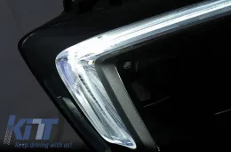Headlights Set Suitable for Mercedes-Benz A-Class W177 / V177 2018-2022 Halogen Upgrade To Full Led DRL With Motor Carner-image-6320620