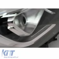 Headlights Set suitable for Mercedes-Benz A-Class W176 12-18 Halogen Upgrade To Facelift Look Black Full Led DRL With Motor Carner-image-6328744