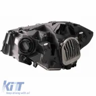 Headlights Set suitable for Mercedes-Benz A-Class W176 12-18 Halogen Upgrade To Facelift Look Black Full Led DRL With Motor Carner-image-6328745