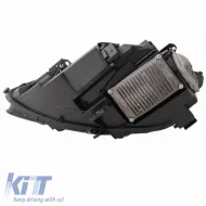 Headlights Set suitable for Mercedes-Benz A-Class W176 12-18 Halogen Upgrade To Facelift Look Black Full Led DRL With Motor Carner-image-6328747