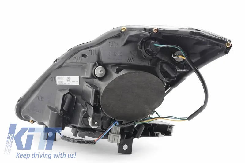 Headlights Set Suitable for Nissan 350Z 03-05 Projector Black H7/H1 Manual