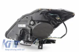 Headlights Set Suitable for Nissan 350Z 03-05 Projector Black H7/H1 Manual-image-6322933