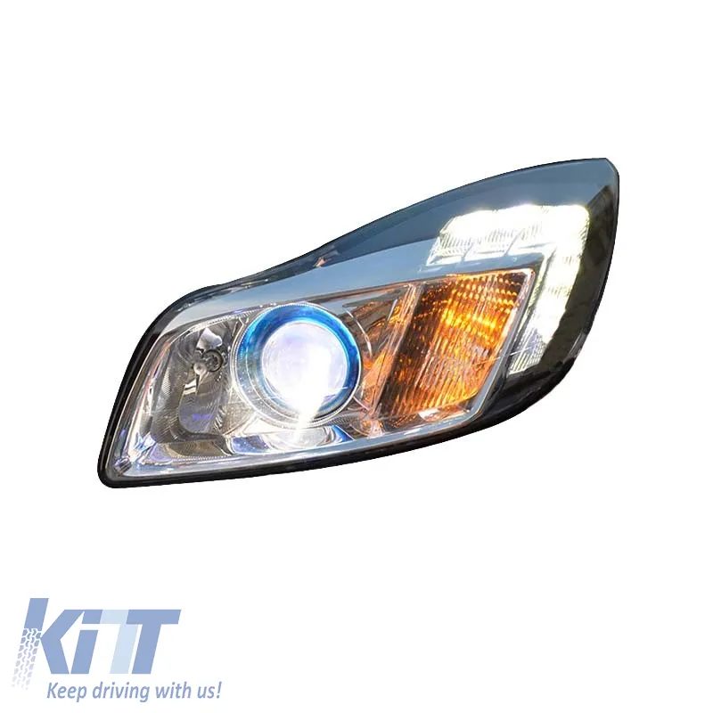 Headlights Set Suitable for Opel Insignia 08-12 TRU DRL Black H7 Carner