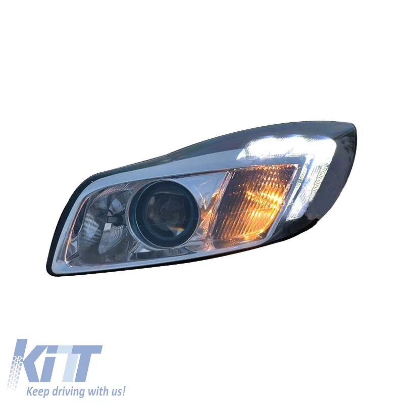 Headlights Set Suitable for Opel Insignia 08-12 TRU DRL Black H7 Carner