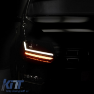 Headlights Set suitable for VW Amarok 2010+ DRL Full LED Halogen Version Black LEDHL107-BK RHD Right Hand Drive Osram Ledriving