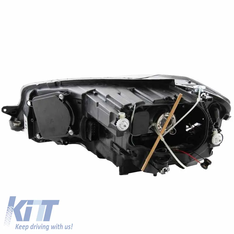 Headlights Set Suitable for VW Golf 7.5 17-19 Facelift DRL & Dynamic Signal Black/Chrome Line GTI Look H7 With Motor Carner