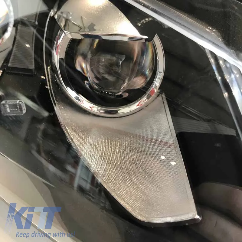 Headlights Set suitable for VW Golf VI (6) 08-12 DRL GTI /R20 Look Black H7/H7 With Motor Carner