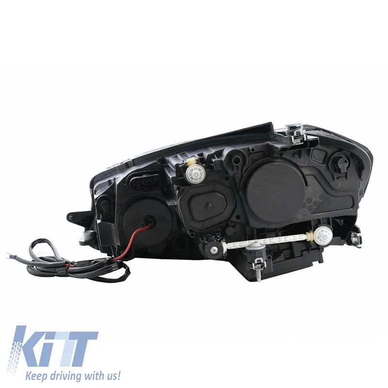 Headlights Set Suitable for VW Golf VII (7.5) 17-19 DRL Full LED Halogen Version Black LEDHL109-BK OsramLedriving