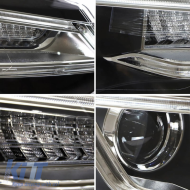 Headlights Set Suitable for VW Polo 6R/6C 09-17 DRL Tube & Dynamic Signal H7 With Motor V-Land-image-6329243