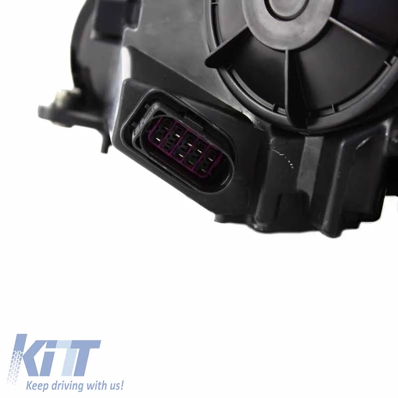 Headlights Set suitable for VW Tiguan mk1 11-15 DRL Black H7/H7 With Motor Carner