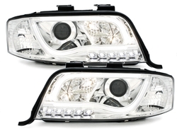 Headlights suitable for AUDI A6 4B Facelift 01-04 chrome - SWA06ASLGX