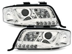 Headlights suitable for AUDI A6 4B Facelift 01-04 chrome-image-52465