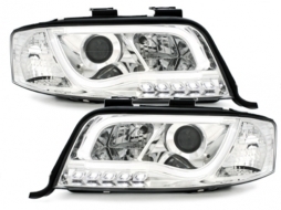 Headlights suitable for AUDI A6 4B Facelift 01-04 chrome-image-5987509
