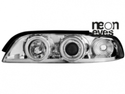 headlights suitable for BMW E39 5er 95-00_2 CCFL halo rims_chrome-image-32339