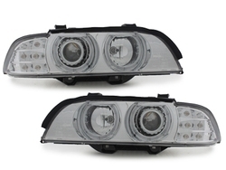 headlights suitable for BMW E39 5er 95-00_LED indicator_chrome-image-52909