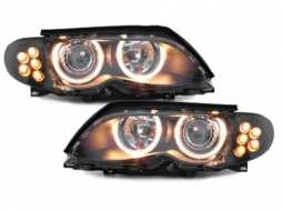 headlights suitable for BMW E46 4d 01-03 _ 2 halo rims-image-32248
