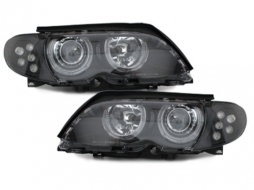 headlights suitable for BMW E46 4d 01-03 _ 2 halo rims-image-42679