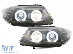 headlights suitable for BMW E90/E91 3er_2 CCFL halo rims_black-image-63966