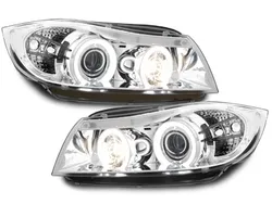 image-44-headlights suitable for BMW E90/E91 3er_2 CCFL halo rims_chrome