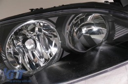 Headlights suitable for Ford Mondeo MK3 Wagon Hatchback Sedan (09.2000-05.2007) Black-image-6077641