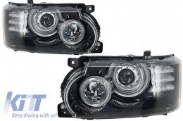 Headlights suitable for Land Range Rover Vogue L322 (2002-2012) Conversion to Facelift 2010