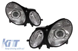 image-19-Headlights suitable for MERCEDES Benz W211 E Class (2003-2006) Chrome