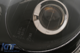 Headlights suitable for Mercedes C-Class W203 (07.2000-03.2004) Black-image-6039268