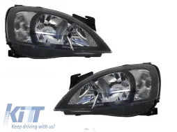 image-2-Headlights suitable for OPEL Corsa C (2001-2006) Black Edition