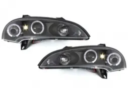 image-72-Headlights suitable for Opel Tigra (09.1994-12.2000) Angel Eyes 2 Halo Rims Black