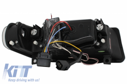Headlights suitable for SEAT Leon (1999-2004) / Seat Toledo (1999-2004) Angel Eyes Black CCFL-image-6044935