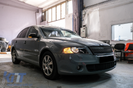 Headlights suitable for Skoda Octavia II (2004-2008) Black-image-6079662