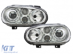image-34-Headlights suitable for VW Golf IV 4 (09.1997-09.2003) R32 Design Chrome
