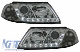 Headlights suitable for VW Passat 3BG (2000-2004) LED DRL Look RHD - SWV11DGXRHD