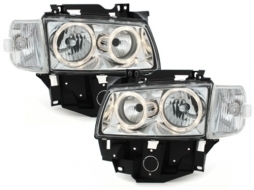 image-35-Headlights suitable for VW T4 (08.1996-03.2003) Angel Eyes 2 Halo Rims Chrome