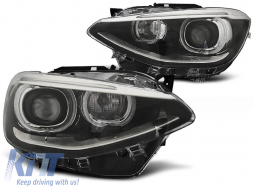 HEADLIGHTS TRUE DRL BLACK fits BMW F20 / 21 11-12.14 - TTHB6030046