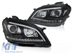 HEADLIGHTS TUBE LIGHT BLACK SEQ fits MERCEDES W164 ML M-KLASA 09-11 - TTHM6029053
