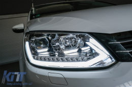 Headlights with Dynamic Turn Signals suitable for VW Touran MPV (Facelift) (2010-2015) - HLVWTOIIC