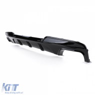 Heckdiffusor + Endrohre 550 Performance glänzend schwarz geeignet für BMW F10 F11 535-image-6198046