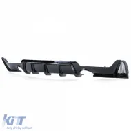 Heckdiffusor glänzend + Endrohr 440-Look geeignet für BMW F32 F33 F36 425 428 430-image-6196624