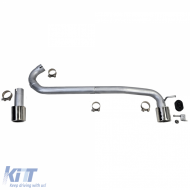 Heckdiffusor glänzend + Endrohr 440-Look geeignet für BMW F32 F33 F36 425 428 430-image-6196628