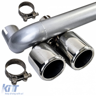 Heckdiffusor glänzend + Sportauspufflook geeignet für BMW F32 F33 F36 425 428 430-image-6198707